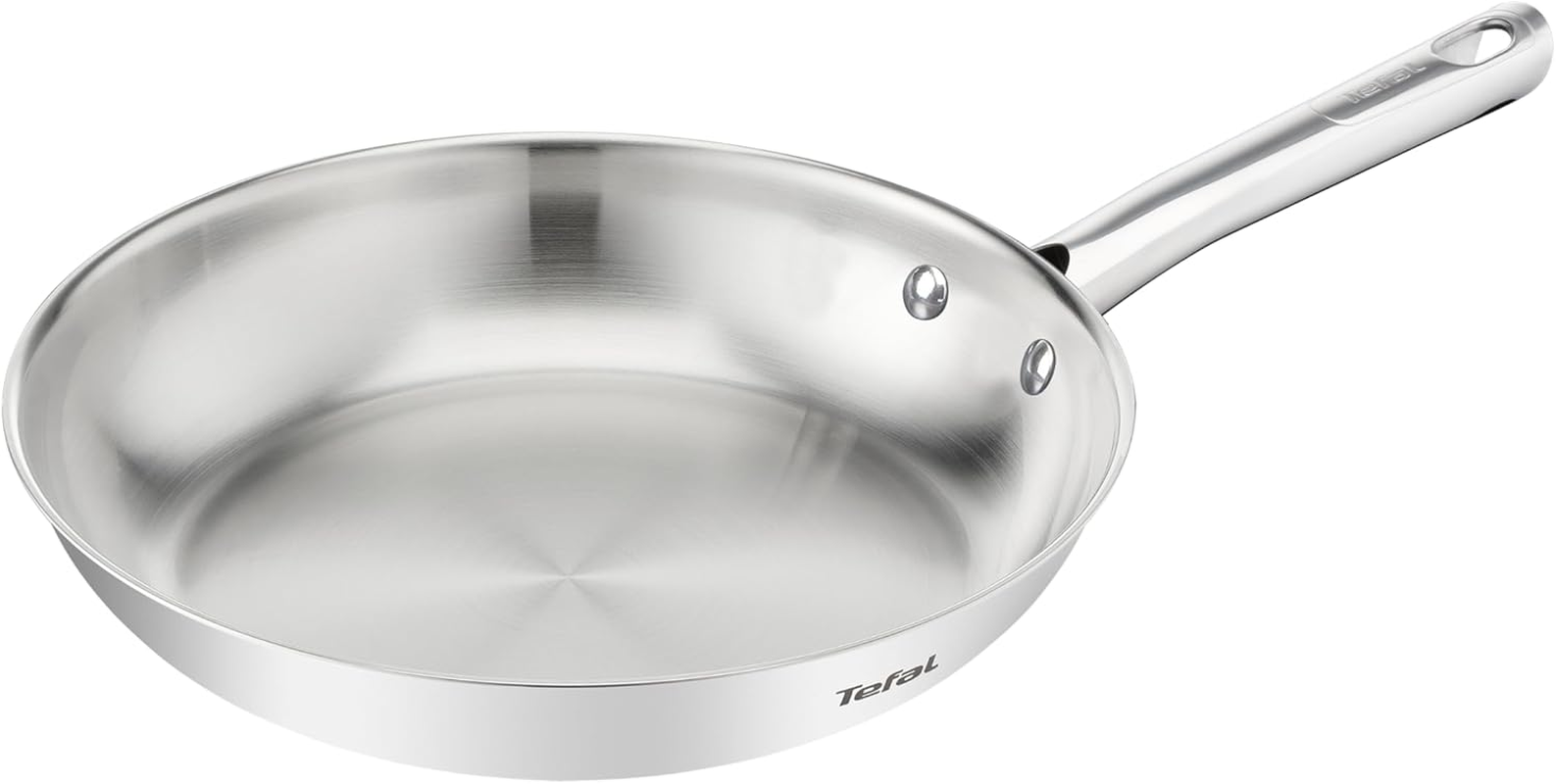 Tefal Duetto on Frying Pan 24 Cm Unsealed Thick Heat Fusion Base Comfort Grip Durable Suitable for All Hobs Stainless Steel B8660434 image number 3