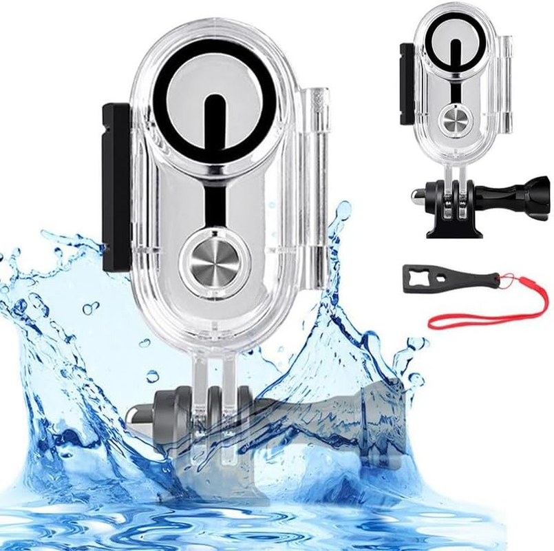 Coyktonty Dive Case Waterproof Case for Insta360 Go 3S/GO 3, Underwater Diving Protective Shell 40M with Bracket Accessories image number 5