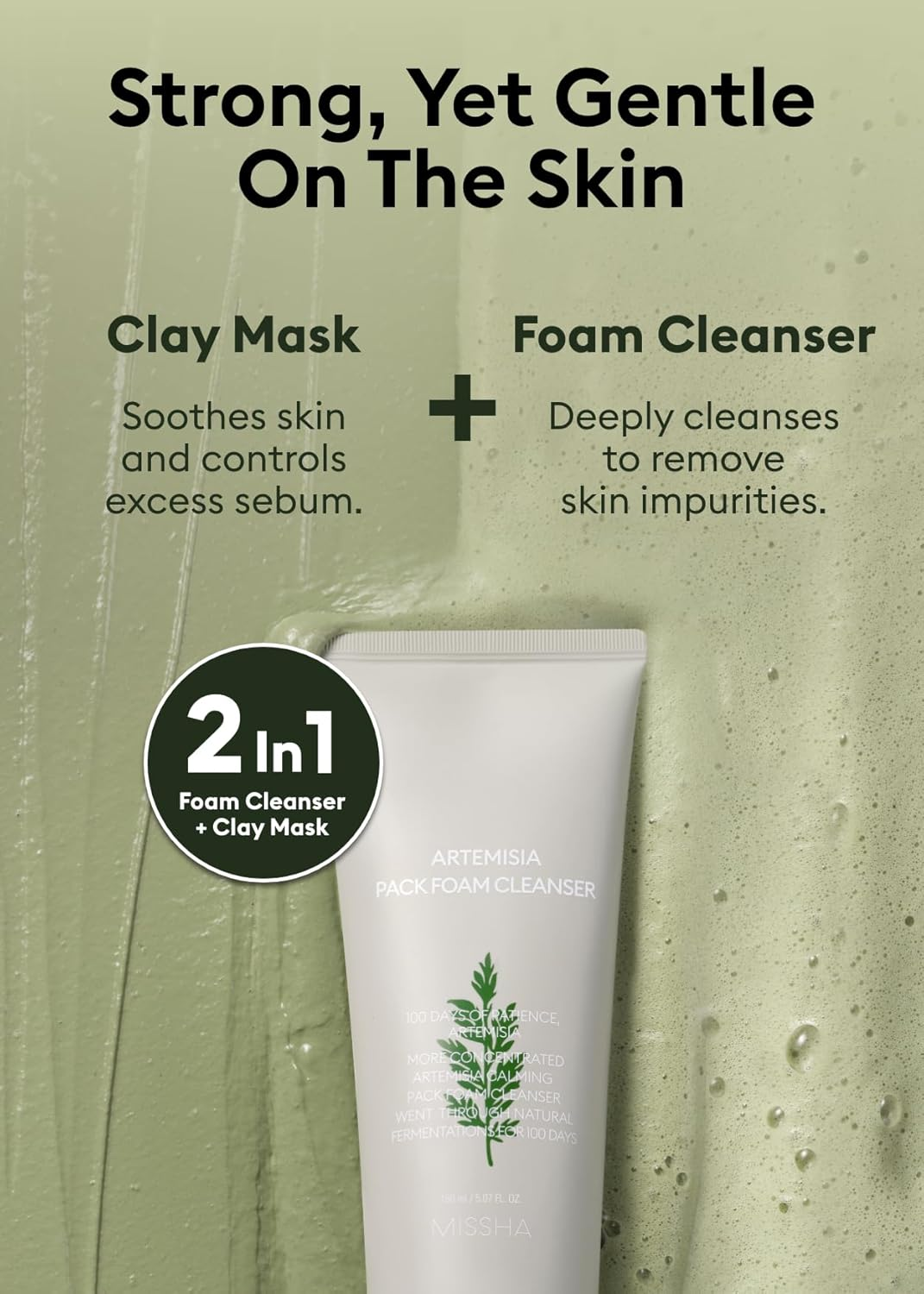 Missha Time Revolution Artemisia Pack Foam Cleanser 150 Ml image number 3