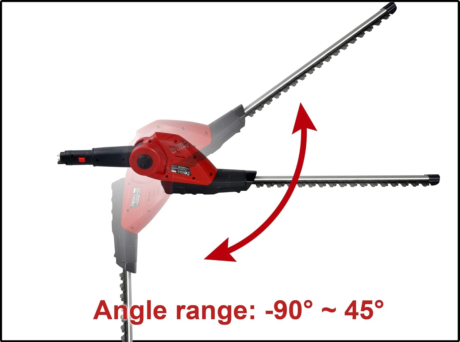 20V Cordless Pole Chainsaw Hedge Trimmer Combo image number 3