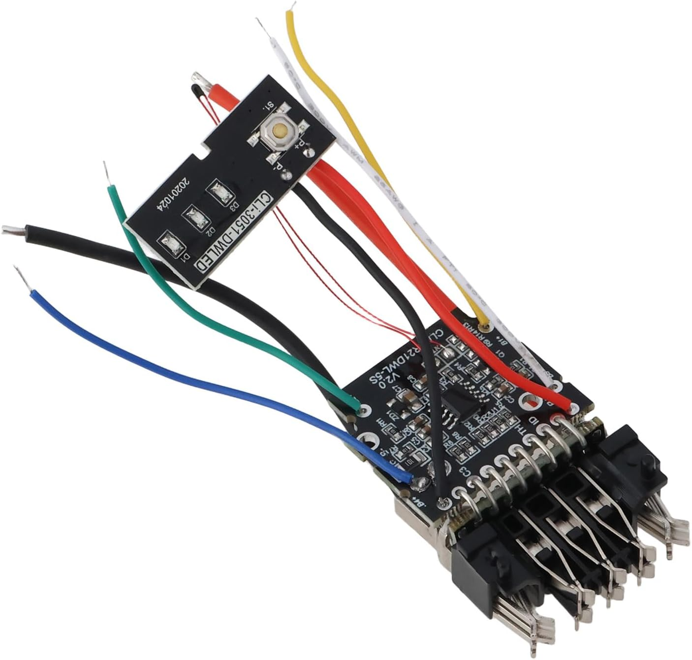 Emsea Power Tool Lithium Battery Protection Board Compatible with Dewalt 20V MAX DCB205 Battery