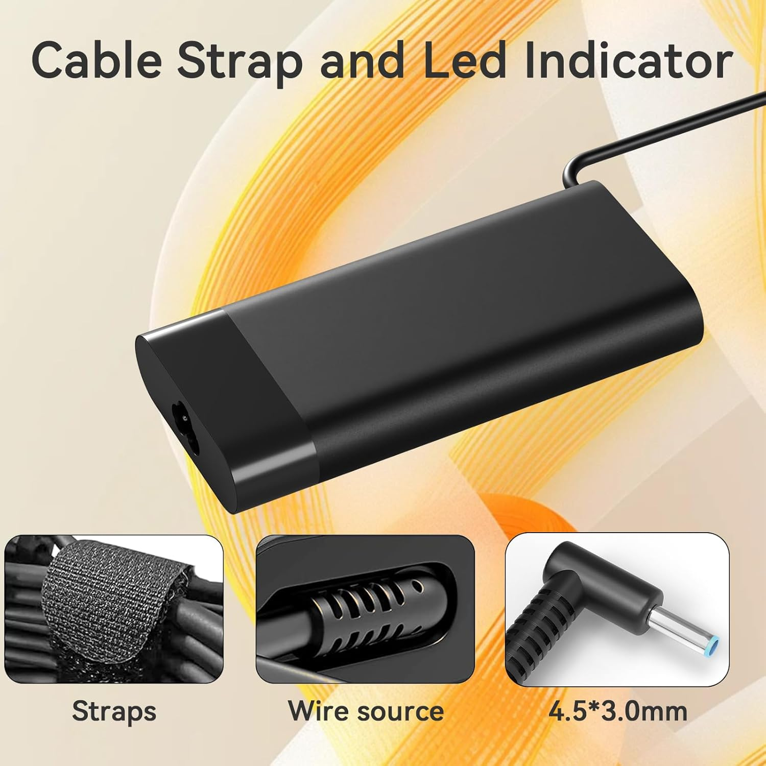 135W Laptop Charger Compatible with HP Spectre X360 15 16 15T 15-Df 15-Dc 15-Ch 15-EB 16-F 16-T Pavilion Gaming 15 16 17 Omen 15 17 Envy 13 14 TPN-CA13 TPN-DA11 L15534-001 Power Adapter image number 5