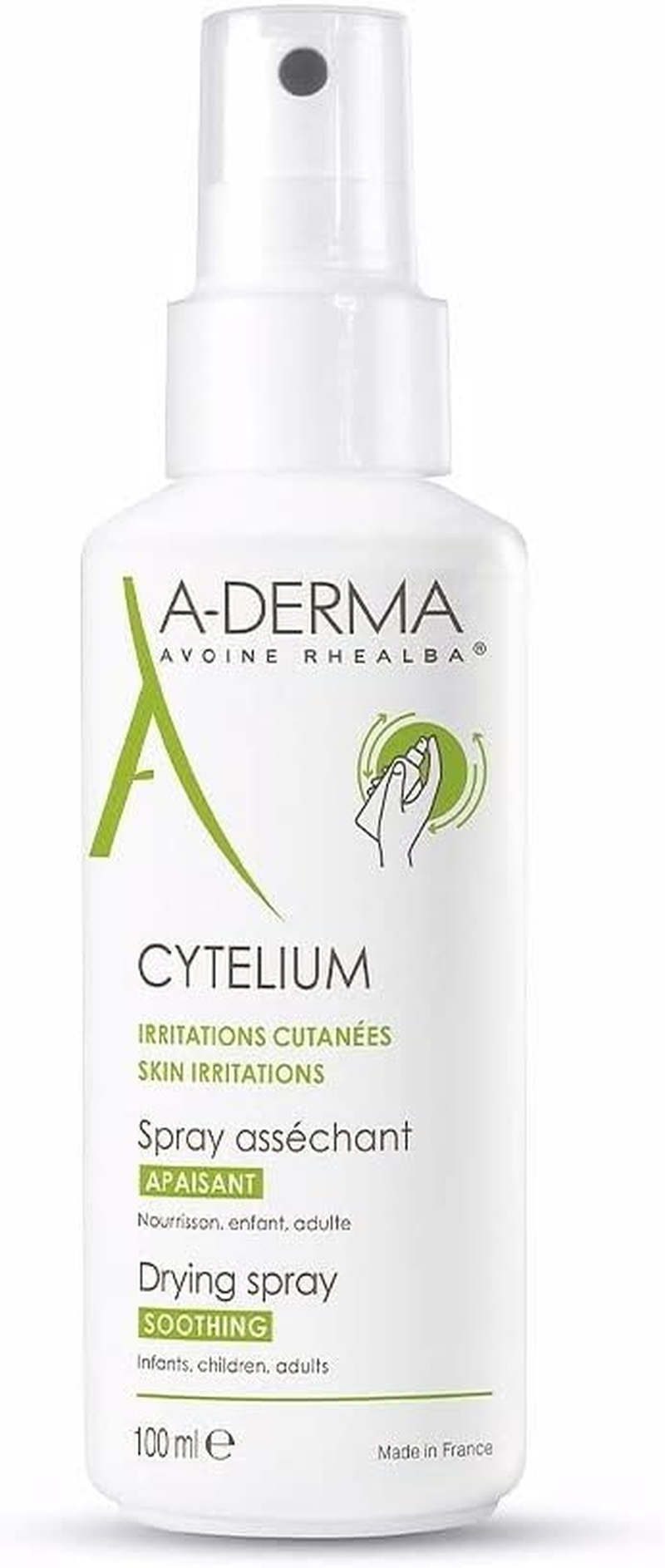 A-DERMA Cytelium Spray for Exuding Skin Irritations, 100 Ml Solution