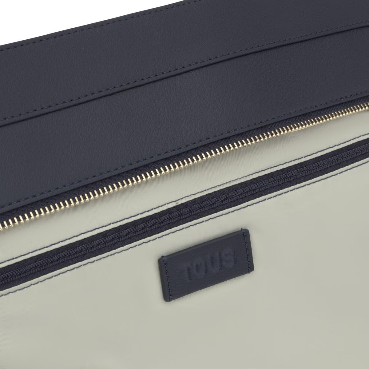 TOUS Ladies Capazo L Buckles Soft Azul Marino Large Tote Bag Navy, Navy image number 2