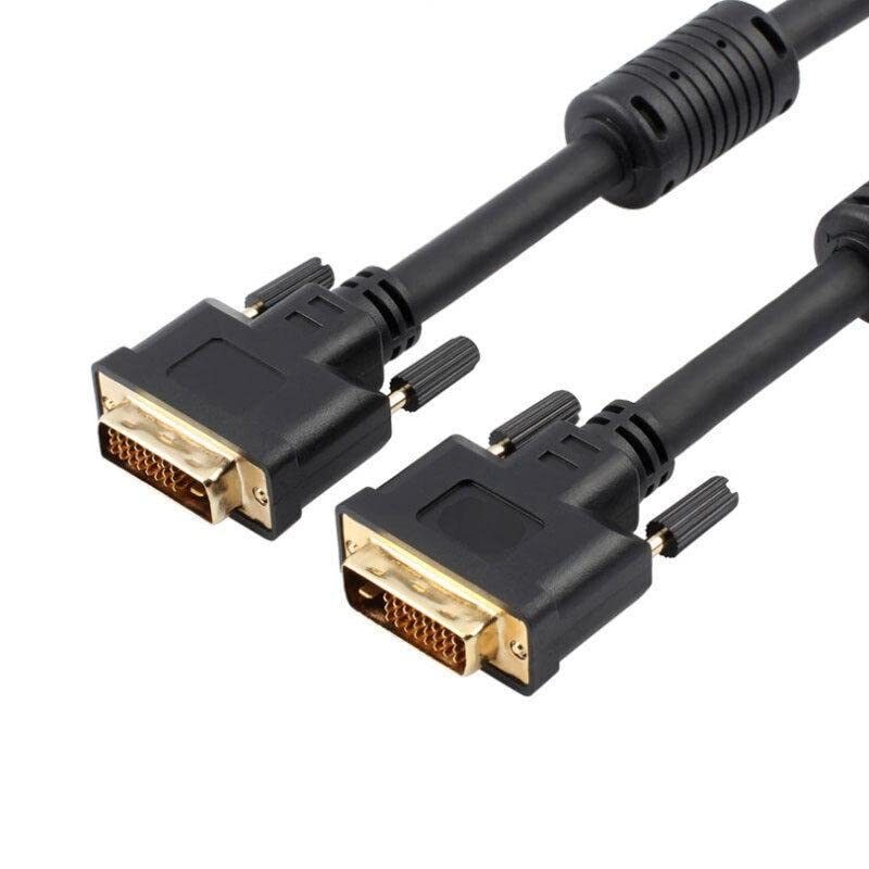 DVI to DVI Cable Male DVI-D for LCD Monitor Computer PC Projector DVD Cord Lead - High-Speed Transmission with Gold-Plated Connectors - Available in Multiple Lengths image number 5