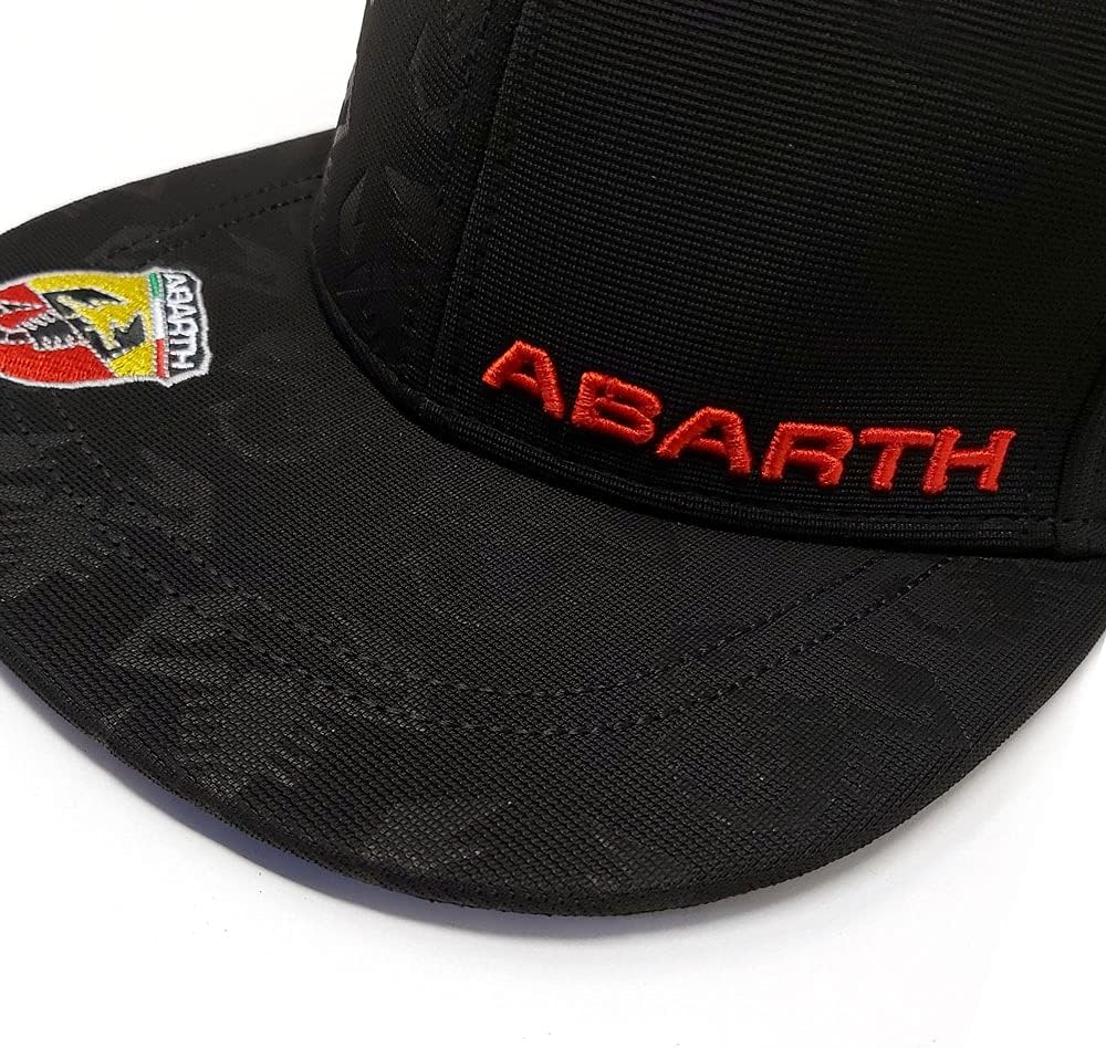 Abarth Official Cap with Flat Visor, Black image number 2