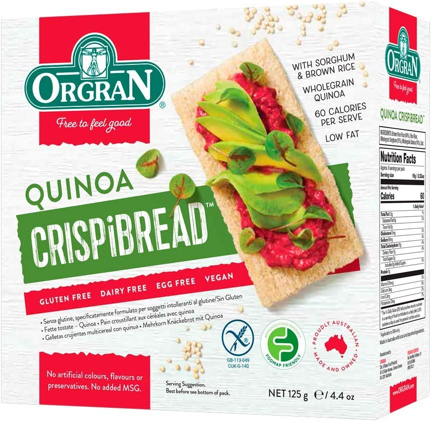 Orgran Gluten Free Buckwheat Crispibread, 125G image number 4