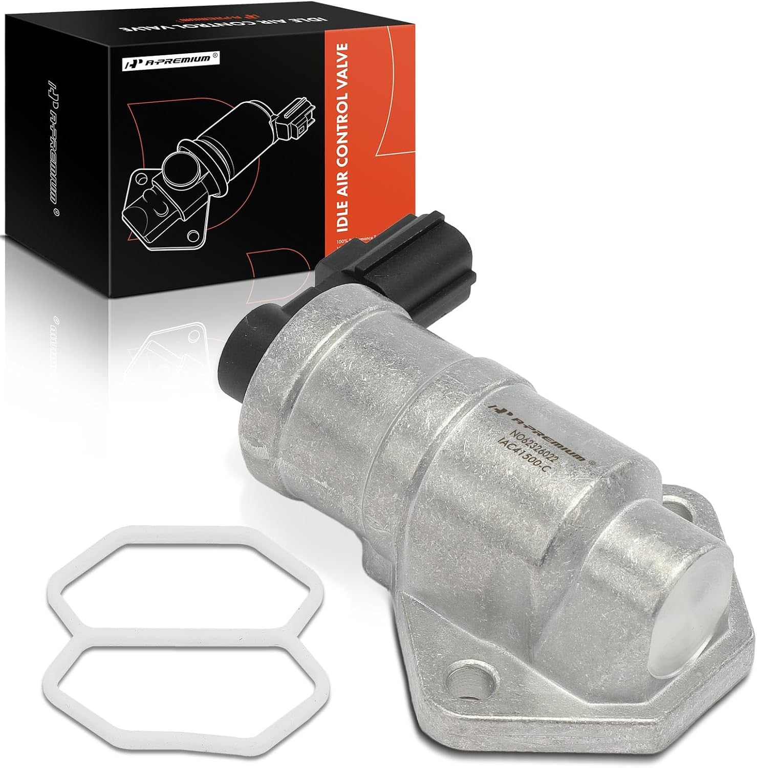 A-Premium Fuel Injection Idle Air Control Valve IAC - 6Cyl 4.0L - Compatible with Ford Explorer Sport 2001-2003, Explorer Sport Trac 2001-2005, Ranger 2001-2011 & Mazda B4000 2001-2010, For# 1F2220660 image number 3