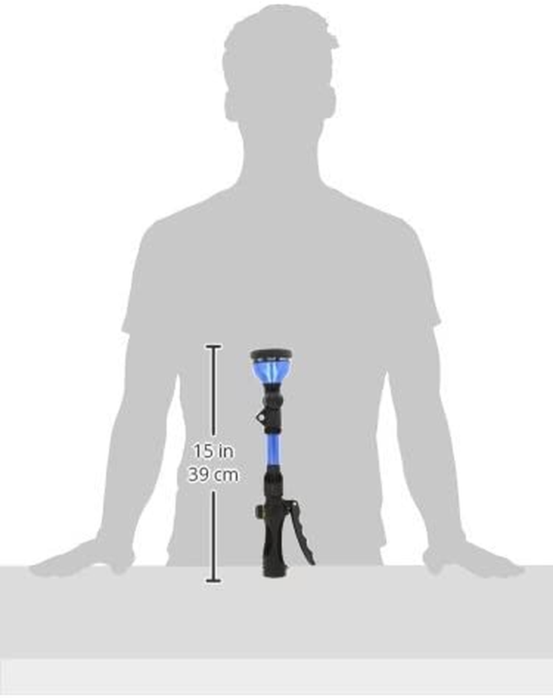 Orbit 56076 Front Trigger 10 Pattern Turret Wand, 14"