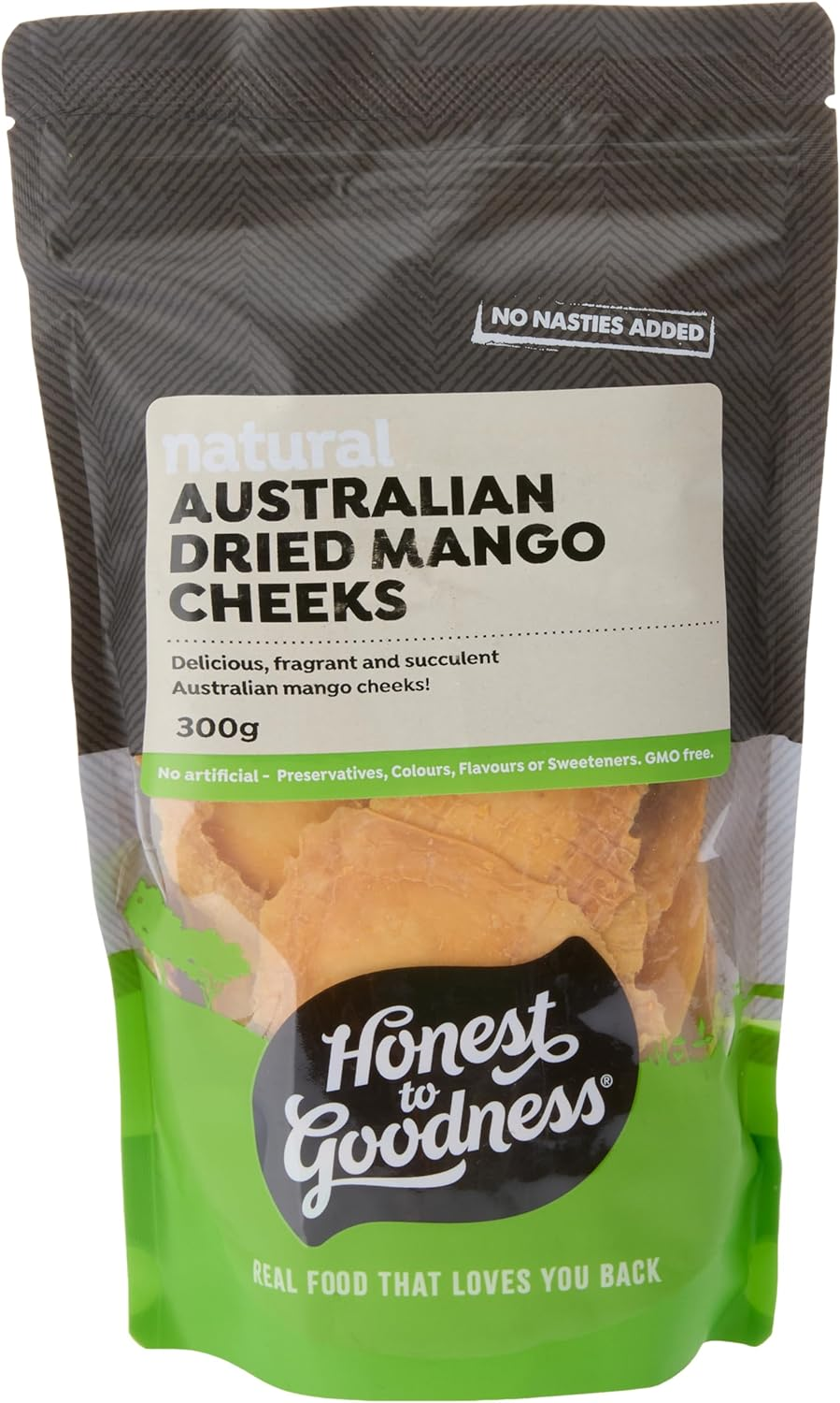 Honest to Goodness, Australian Dried Mango Cheeks, 300 Grams - a Chewy and Irresistible Snack Offering a Pure, Wholesome Goodness Experience in Every Bite. image number 4