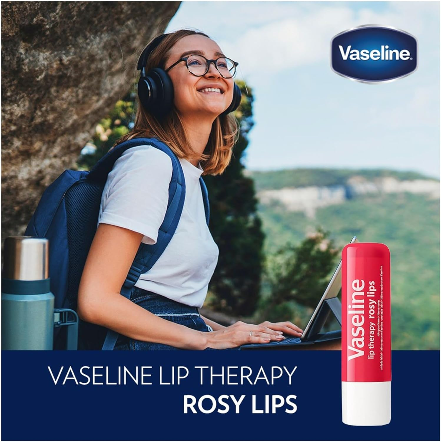 Vaseline Lip Therapy Rosy Lips 4.8G image number 6