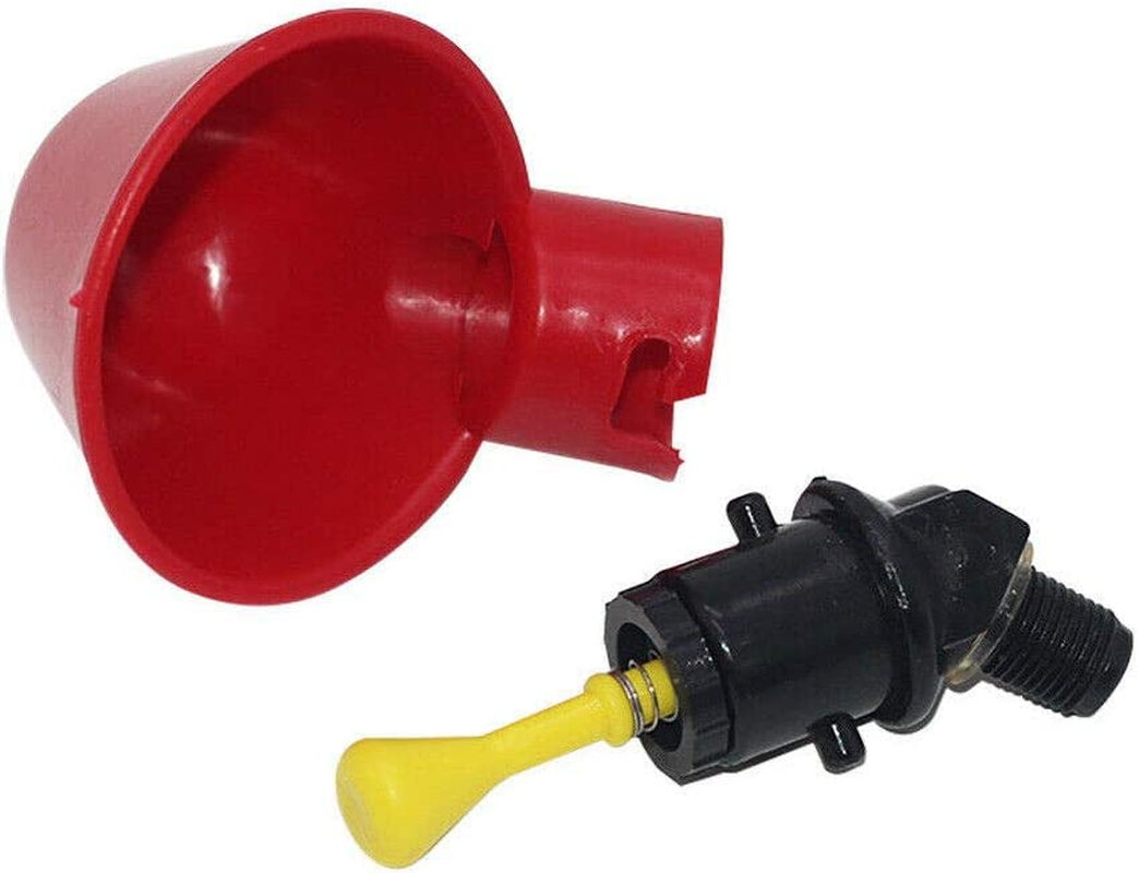 Automatic Cups Water Feeder Drinker Chicken Waterer Poultry Chook Bird (5PCS) - 1Pcs image number 5