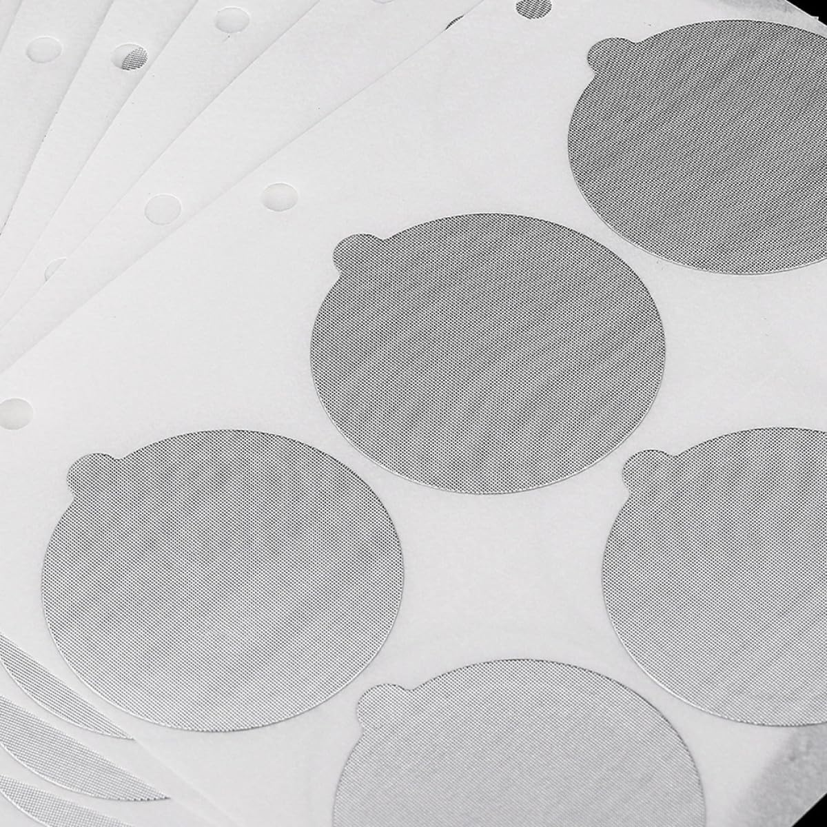 Cabilock 120Pcs Aluminum Foil Espresso Seal Lids Capsule Cup Stickers Coffee Pod Seal Film Compatible with Coffee Machines for Freshness Preservation