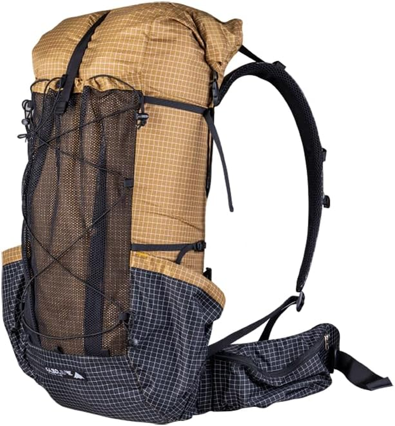 Windhike 3F UL GEAR 56L Internal Frame Hiking Backpack, Lightweight Breathable Pack-Fix Trekking Poles & Moisture-Proof Pads for Backpacking