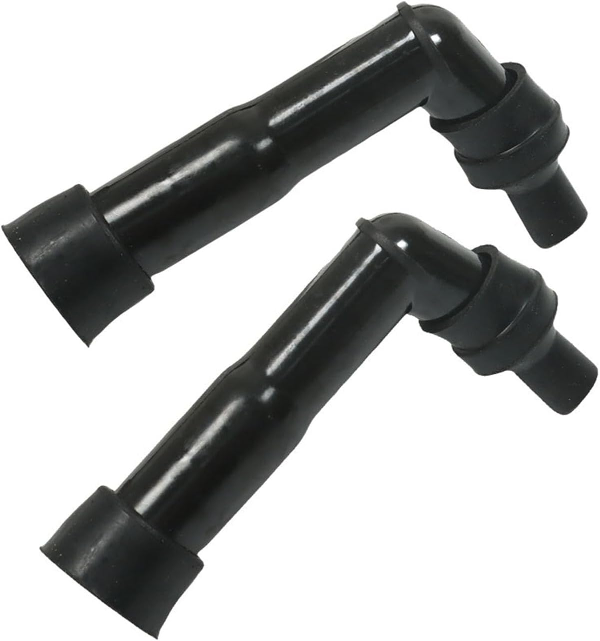 LABLT Spark Plug Boot Waterproof Cap Cover Resistor 120 Degree Motorcycle Scooter Dirt Bike ATV 2Pcs image number 6
