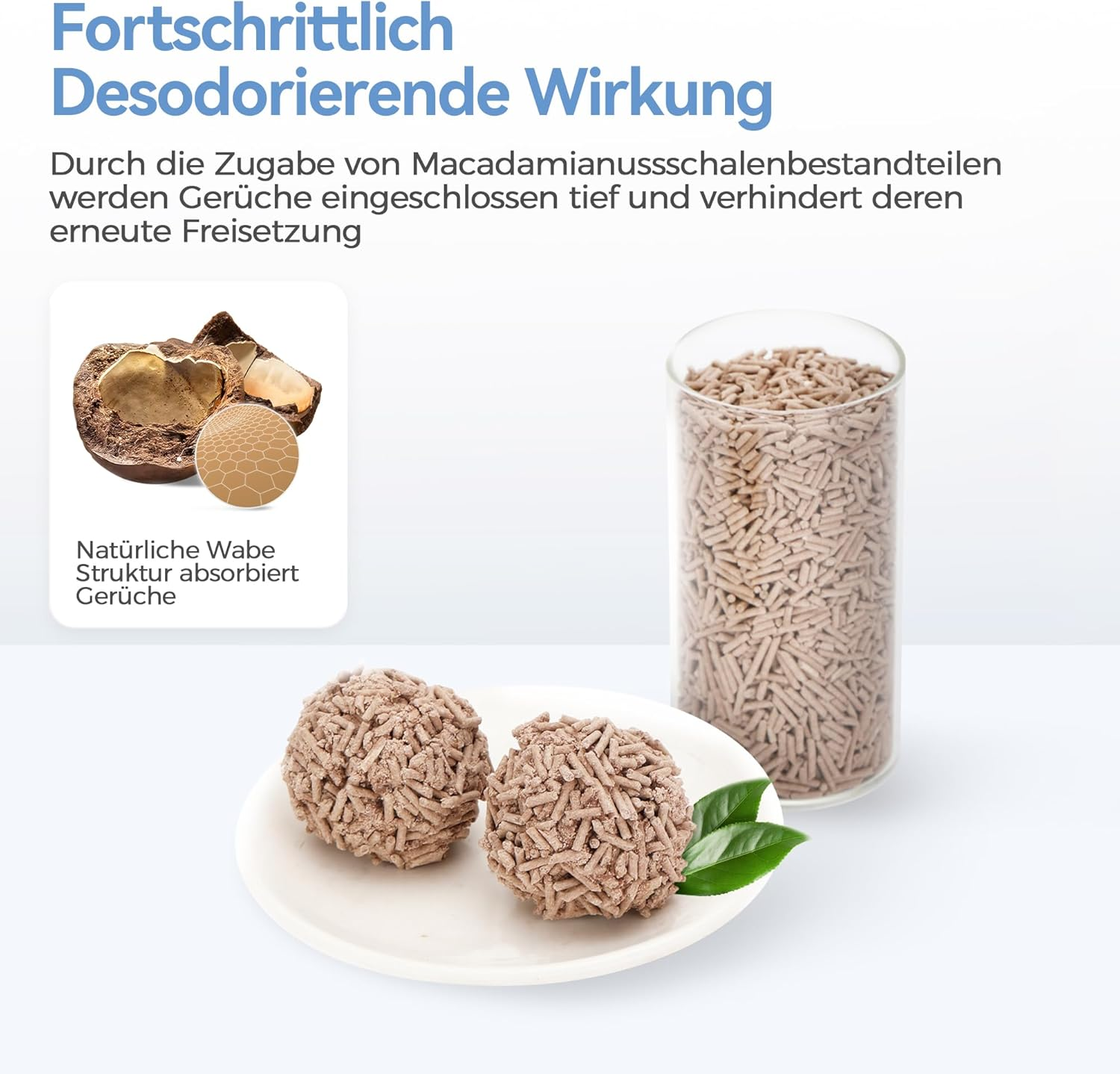 MAISON ARTS 100% Natural Clumping Fine Tofu Cat Litter Suitable for Sensitive Cat Paws 3 X 2.72 Kg Disposable in the Toilet Odourless and Dust-Free (3 X 5 L) image number 3