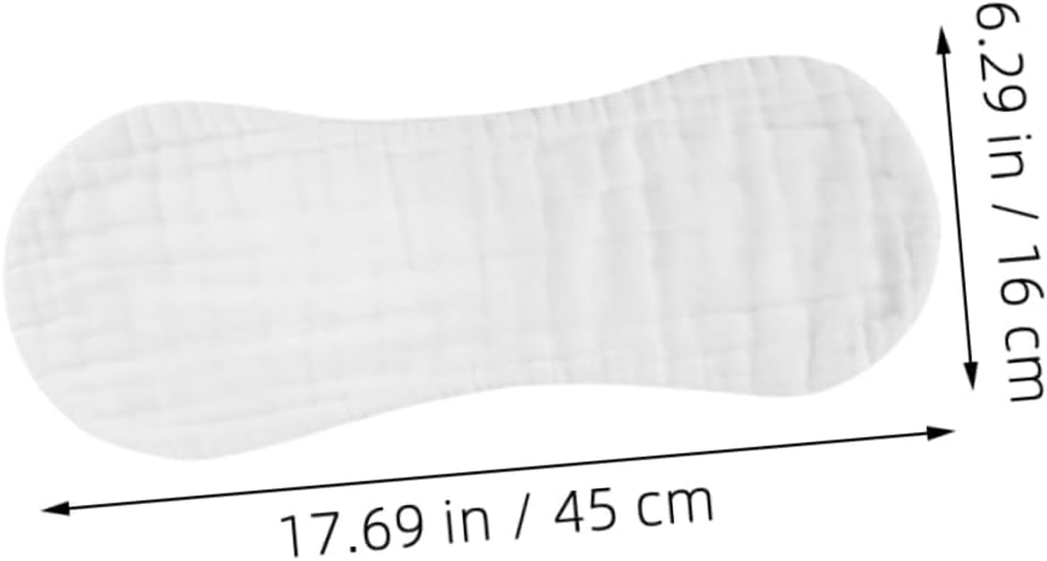 12Pcs Reusable Gauze Diapers for Toddlers and Newborns Soft Muslin Cloth Diaper Liners Washable for Home Travel