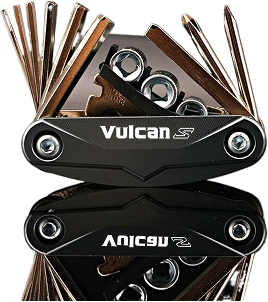 TZFQQIWT Accessories Motorcycle CNC Portable Tool Repair Screwdriver Compatible with Kawasaki Vulcan S 650 Vulcans 650 2015-2024(M Black) image number 4