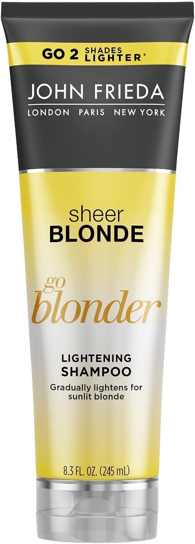 John Frieda Sheer Blonde Go Blonder Lightening Shampoo, 8.45 Fluid Ounce (Pack of 2) image number 3