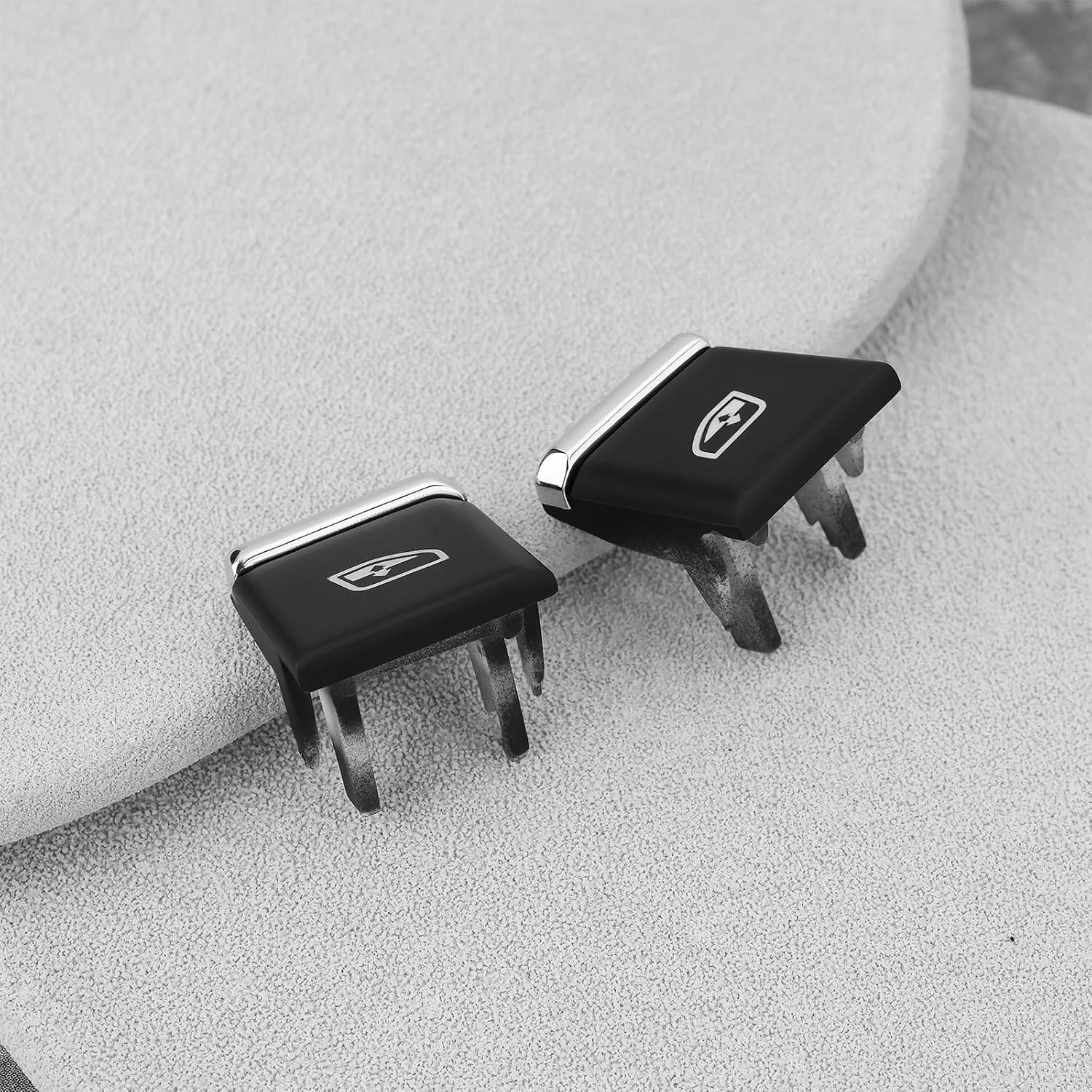 Emagtech 2Pcs Driver'S Seat Power Window Switch Button Covers Compatible with Porsche Cayenne 2011-2018 (No. 1-2) image number 1