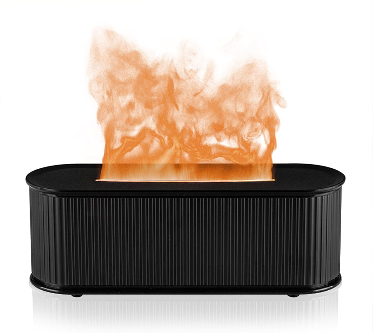 Colorful Flame Diffuser,7 Colors Flame Air Diffuser Humidifier,Fire Essential Oil Diffuser with Timer & Auto-Off for Home, Room,Office (Black) image number 3