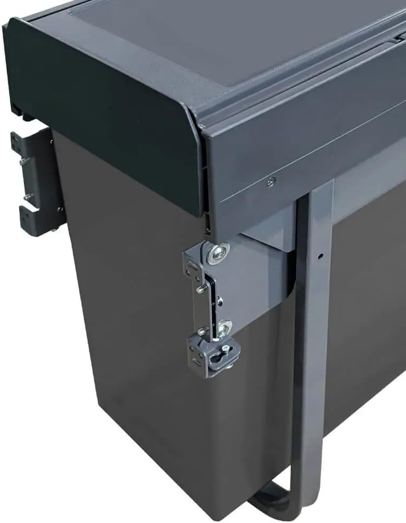 Domestique plus 34L Single Slide Out Concealed Waste Bin with Soft Close - for a 300Mm Cabinet - Bottom Mounted - Includes Optional Door Bracket image number 5