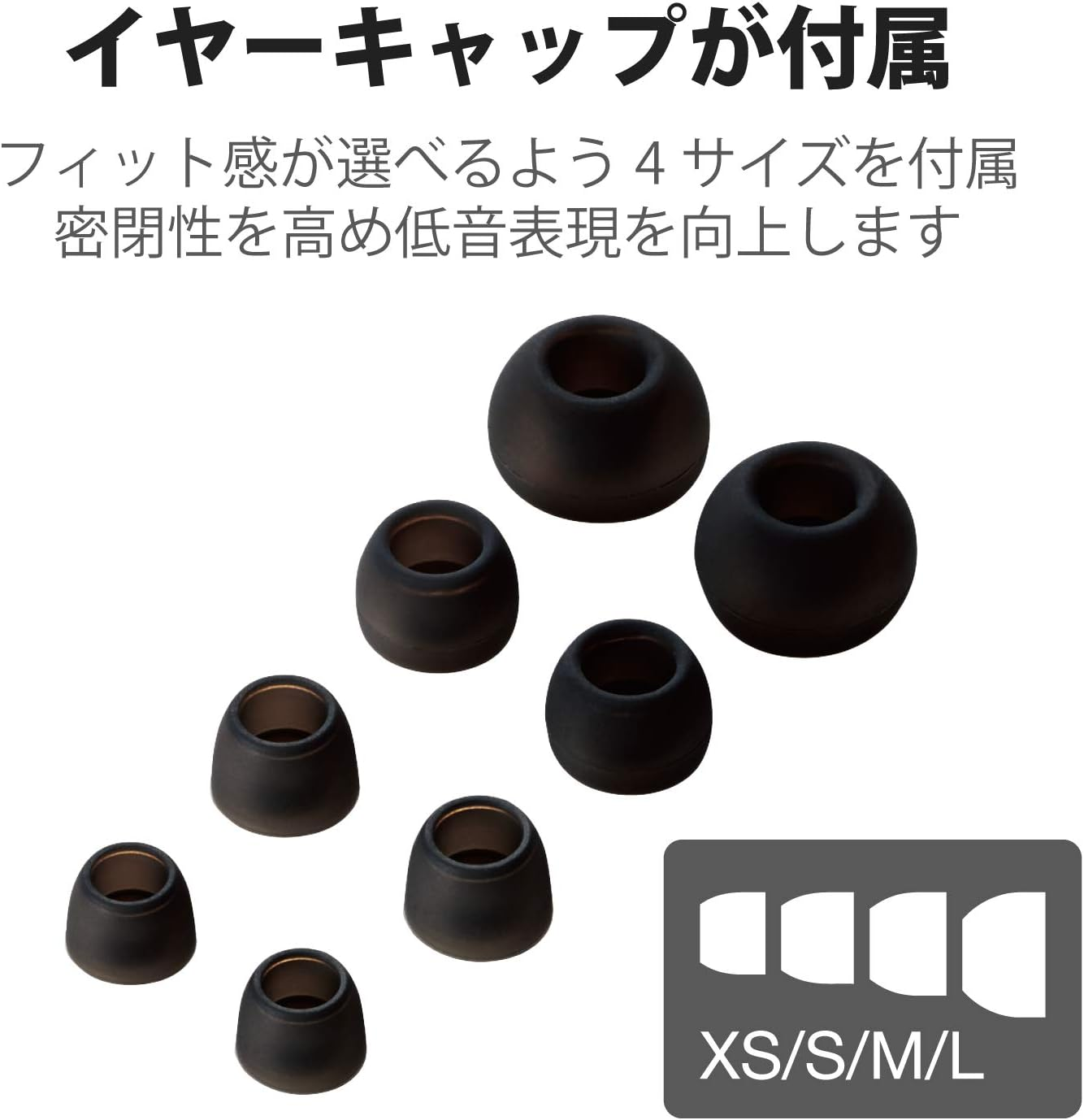 Elecom EHP-F12CMBK Stereo Earphones, In-Ear Type, Diameter 0.1 Inches (3.5 Mm), Microphone Included, Fast Music, F12C, &Phi;0.4 Inches (10.0 Mm), Black