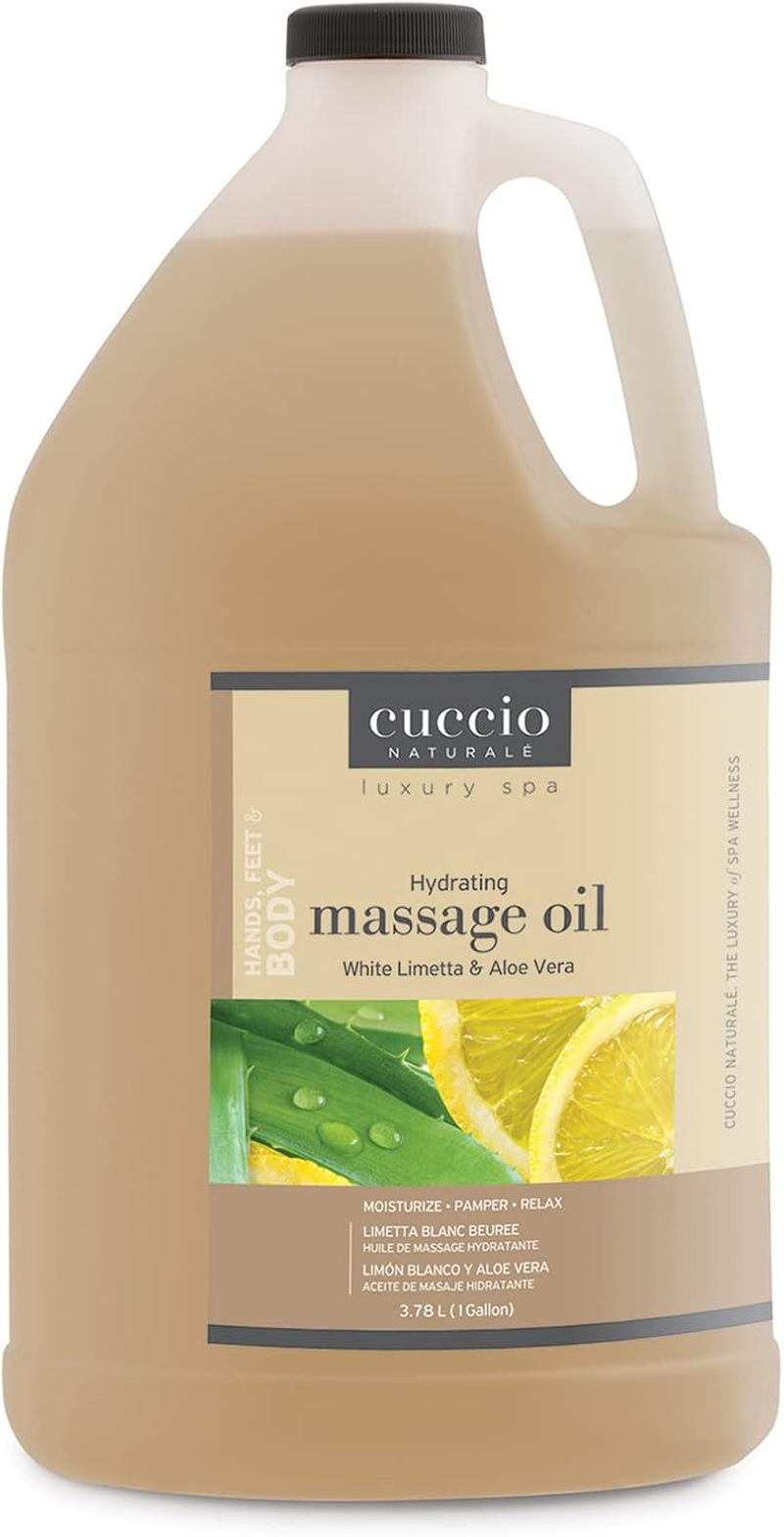 Cuccio Naturale Massage Oil - Renewing, Moisturizing Body Oil for Massage Treatment - Leaves Skin Soft and Glowing - Paraben Free with Natural Ingredients - Milk and Honey - 8 Oz image number 1