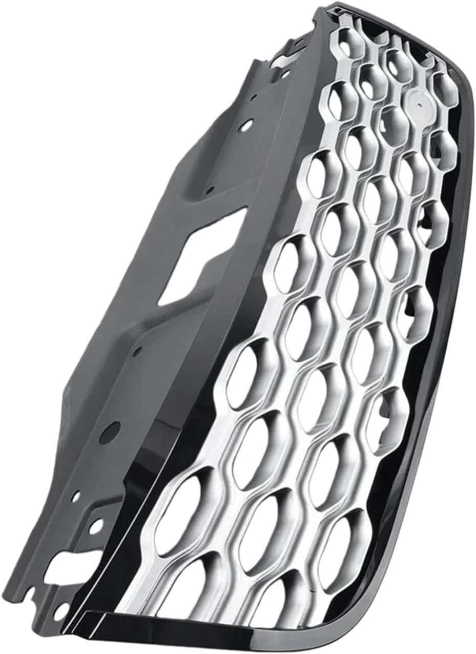 Front Bumper Grille Honeycomb Style Mesh Vent Replacement Parts Car Accessories Compatible for Land Rover Discovery 5 L462 2017-2023(Honeycomb Silver) image number 4