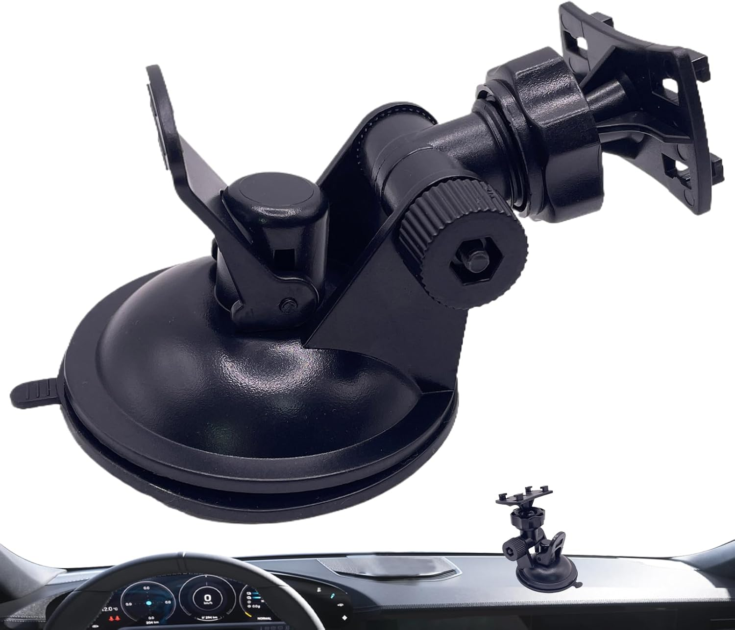 Suction Cup Camera Mount, Dash Cam Windshield Mount, Adjustable Angle, Quick Release, Automobile Interior Accessories for Windshield Window - 55Mm image number 3