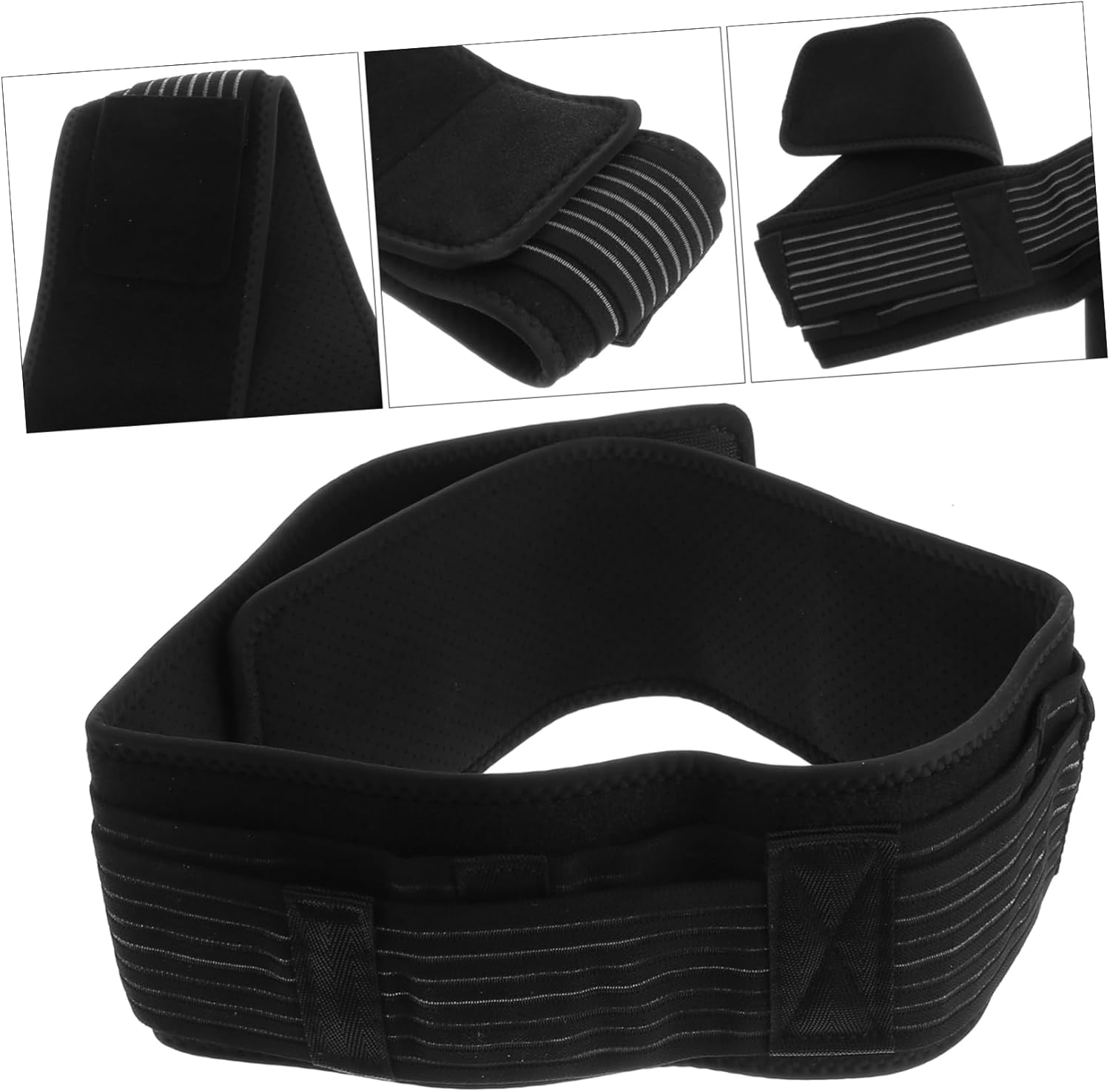 LIFKOME Pelvic Correction Belt for Women Abdominal Band Compression Shapewear for Postpartum Pelvic Support Brace for Maternity Underwear Use Black image number 2