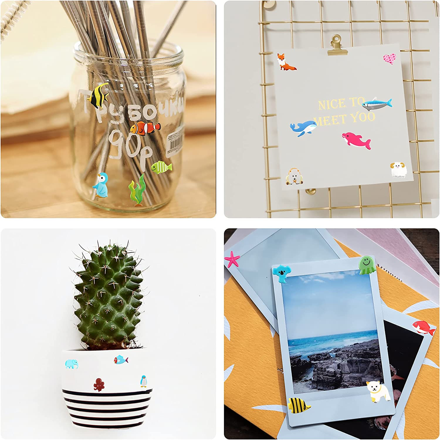 SAVITA 3D Stickers for Kids & Toddlers 500+ Puffy Stickers Variety Pack for Scrapbooking Bullet Journal Including Animal, Numbers, Fruits, Fish, Dinosaurs, Cars and More&hellip; image number 4