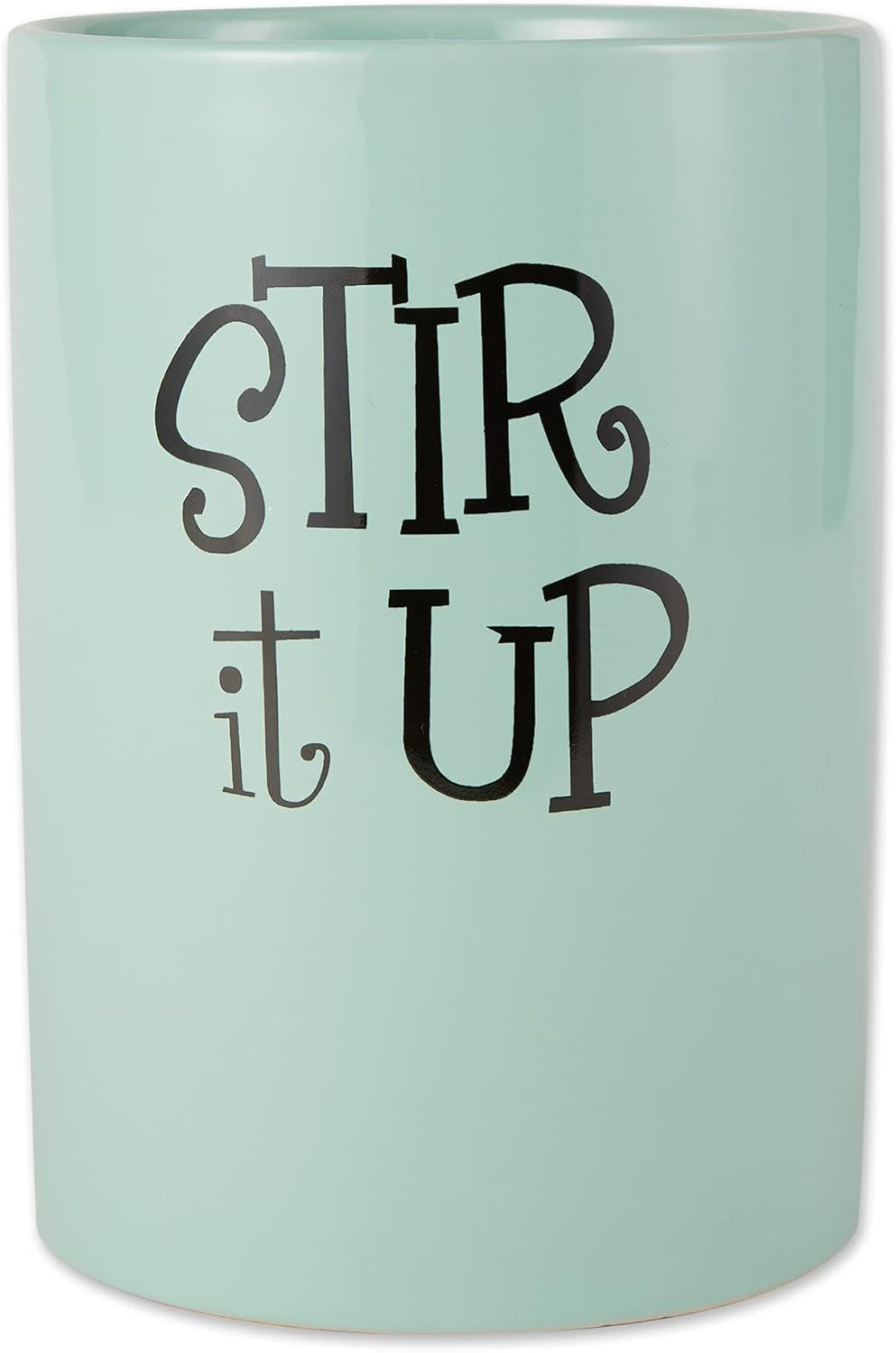 DII Kitchen Accessories Retro Collection, Ceramics, Utensil Holder, Aqua