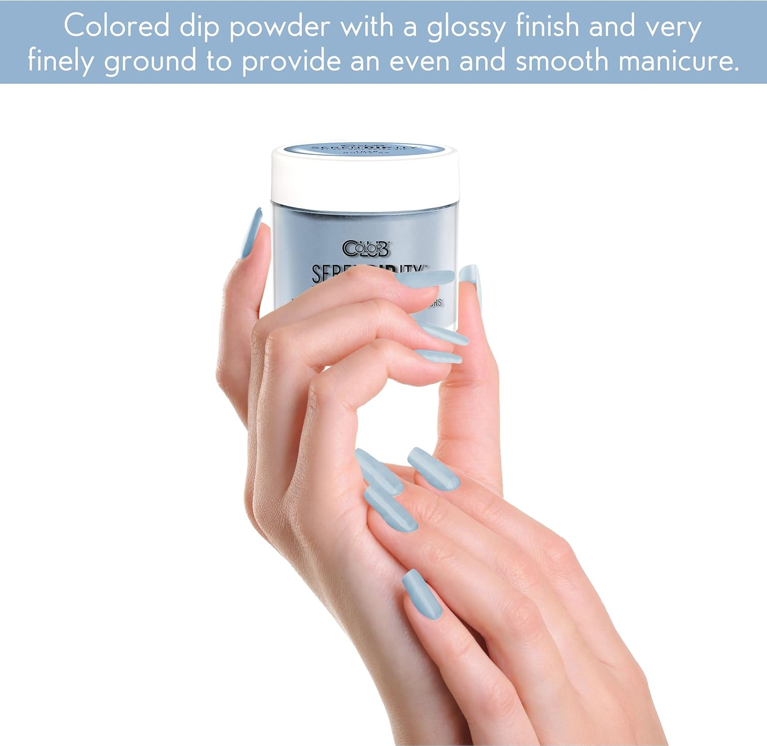 Color Club Color Club Dip Powder for Nails Serendipity |Route 66 | Manicure DIY 2Oz - Blue,Aqua image number 4