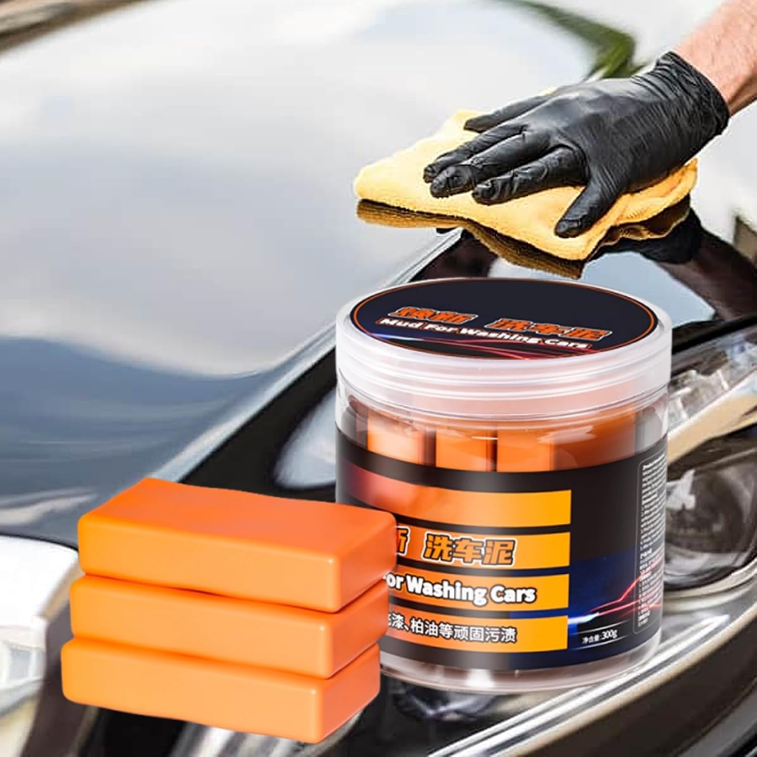 Clay Bars Auto Detailing - Dirt Cleaner - Automotive Clay Bar | for Cleaning Polishing Wash Iron Powder Glass Paint Vehicle Truck Care