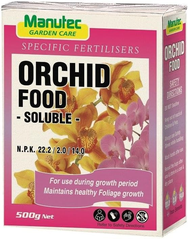 Manutec Soluble Orchid Food Fertilizer 500 G