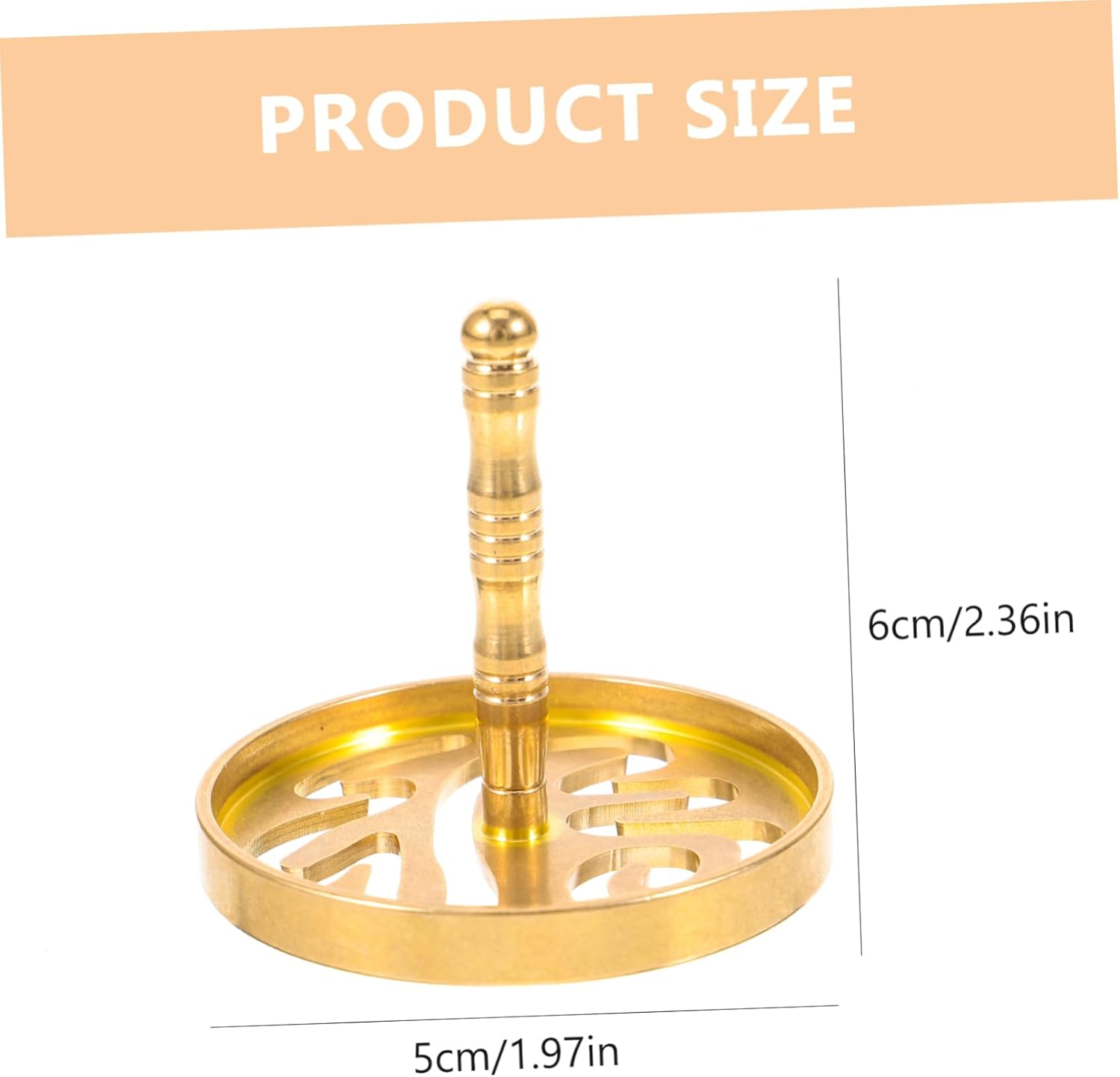 Copper Incense Press Mold Tool for Aromatherapy Design for Easy Ash Shaping for Home Yoga and Meditation Use Copper Construction image number 3