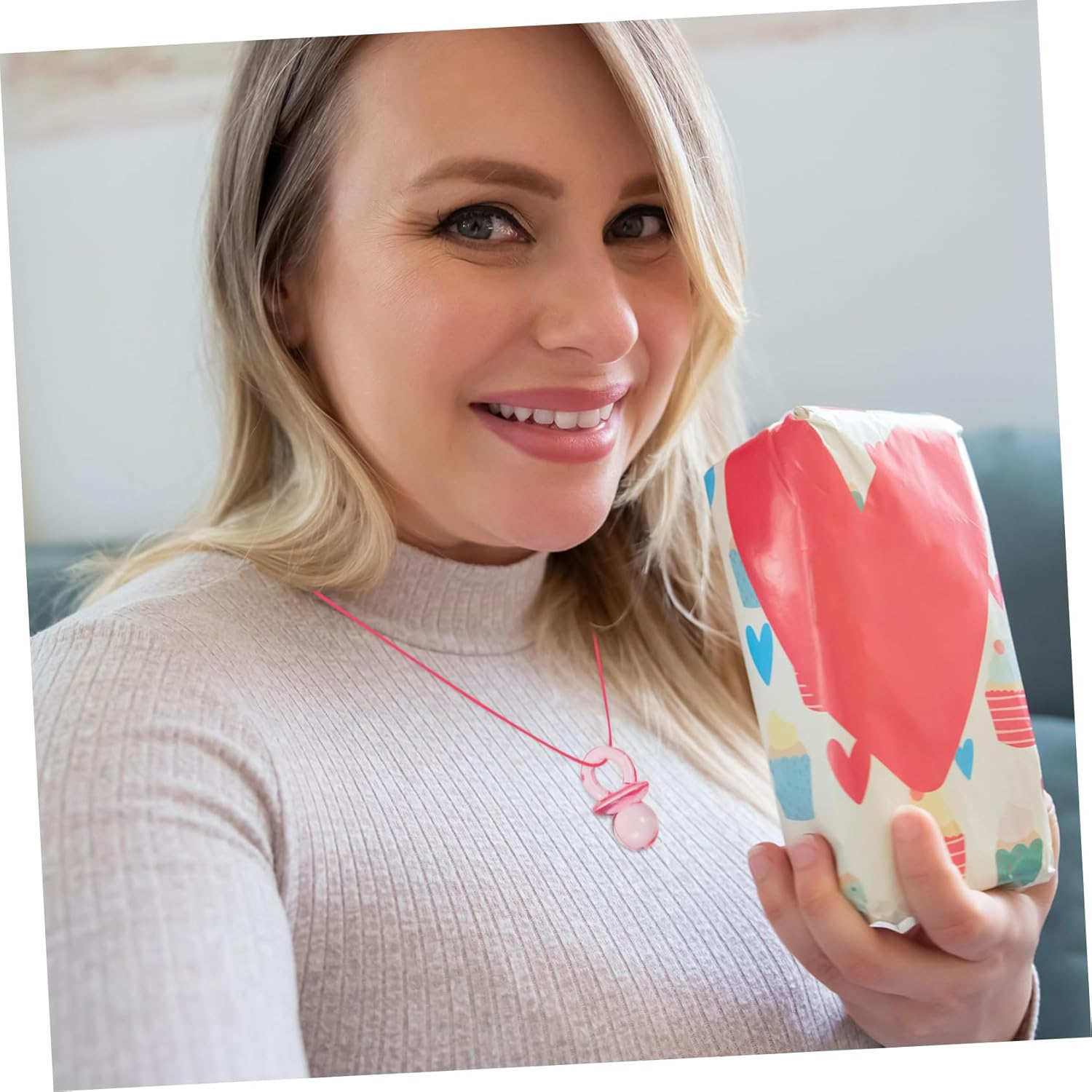 UPKOCH 100Pcs Mini Pacifiers for Months Shower Games Toys Unique Shower Decorations Bulk Dummies image number 1