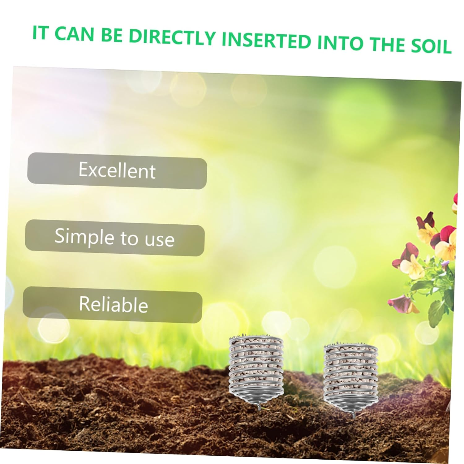 VANZACK 6Pcs Stainless Steel Bonsai Fertilizer Box Fertilizer Mesh Baskets for Indoor Plants image number 3