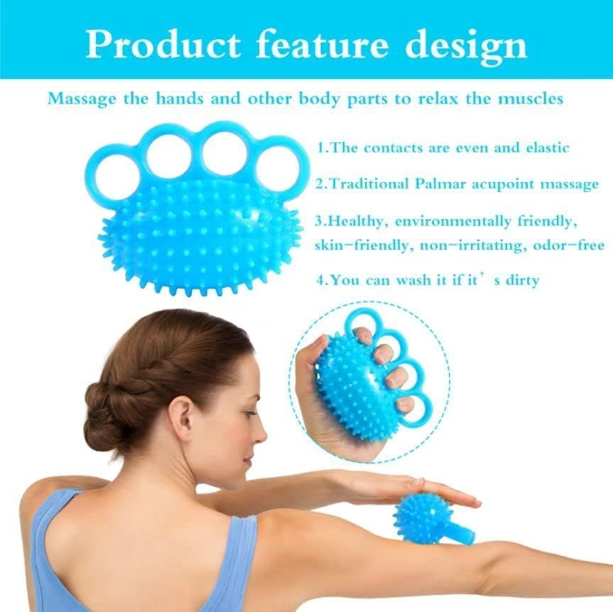 Hand Grip Strenwrist Flexibility Exerc2Pcsser for Yoga Athletes Musicians image number 3