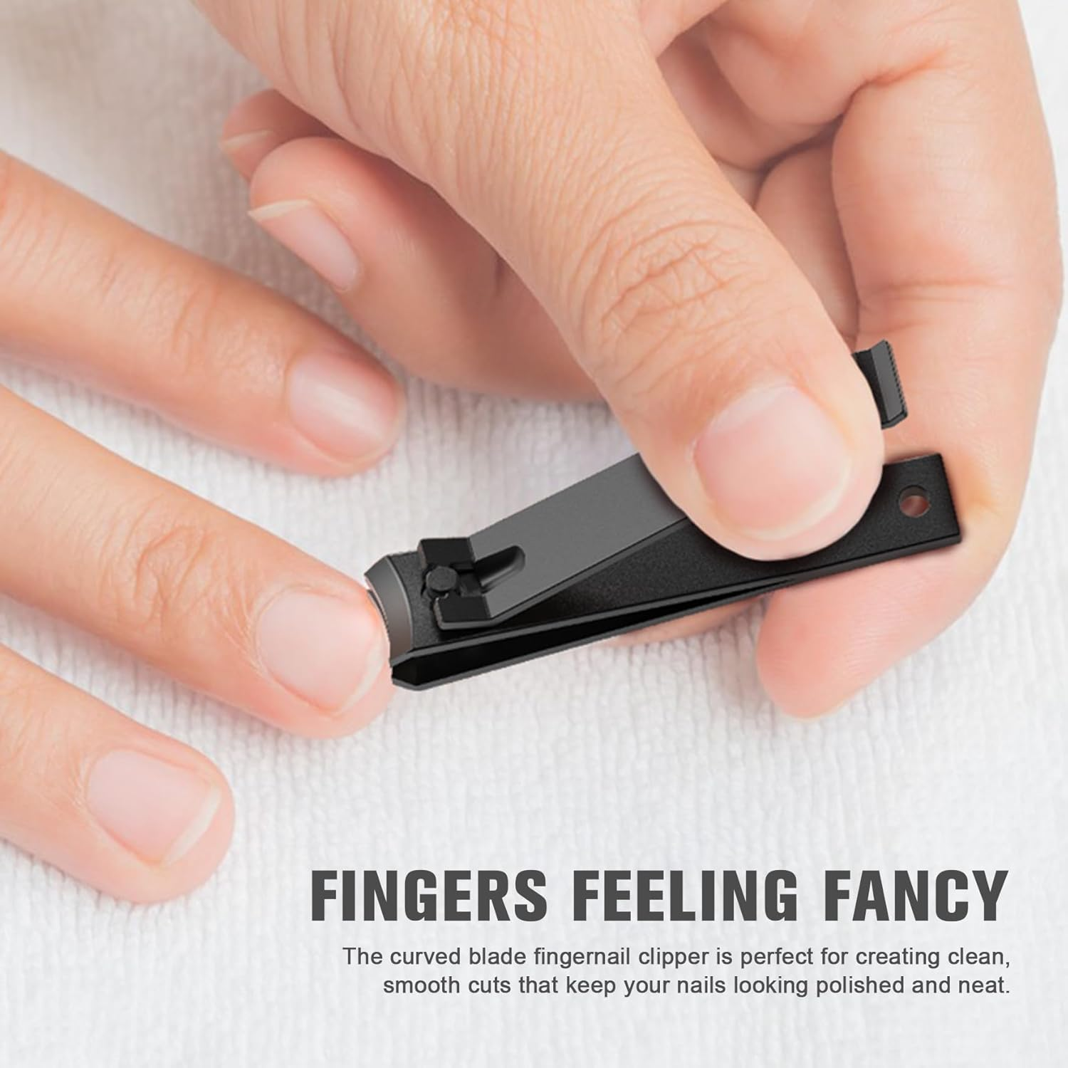 3PCS Nail Clippers Set &ndash; Long Handled Angled Toenail Clipper for Thick Nails for Seniors, Straight Blade Toe Nail Clippers for Tough Nails, and Curved Blade Fingernail Clippers for Men & Women image number 1