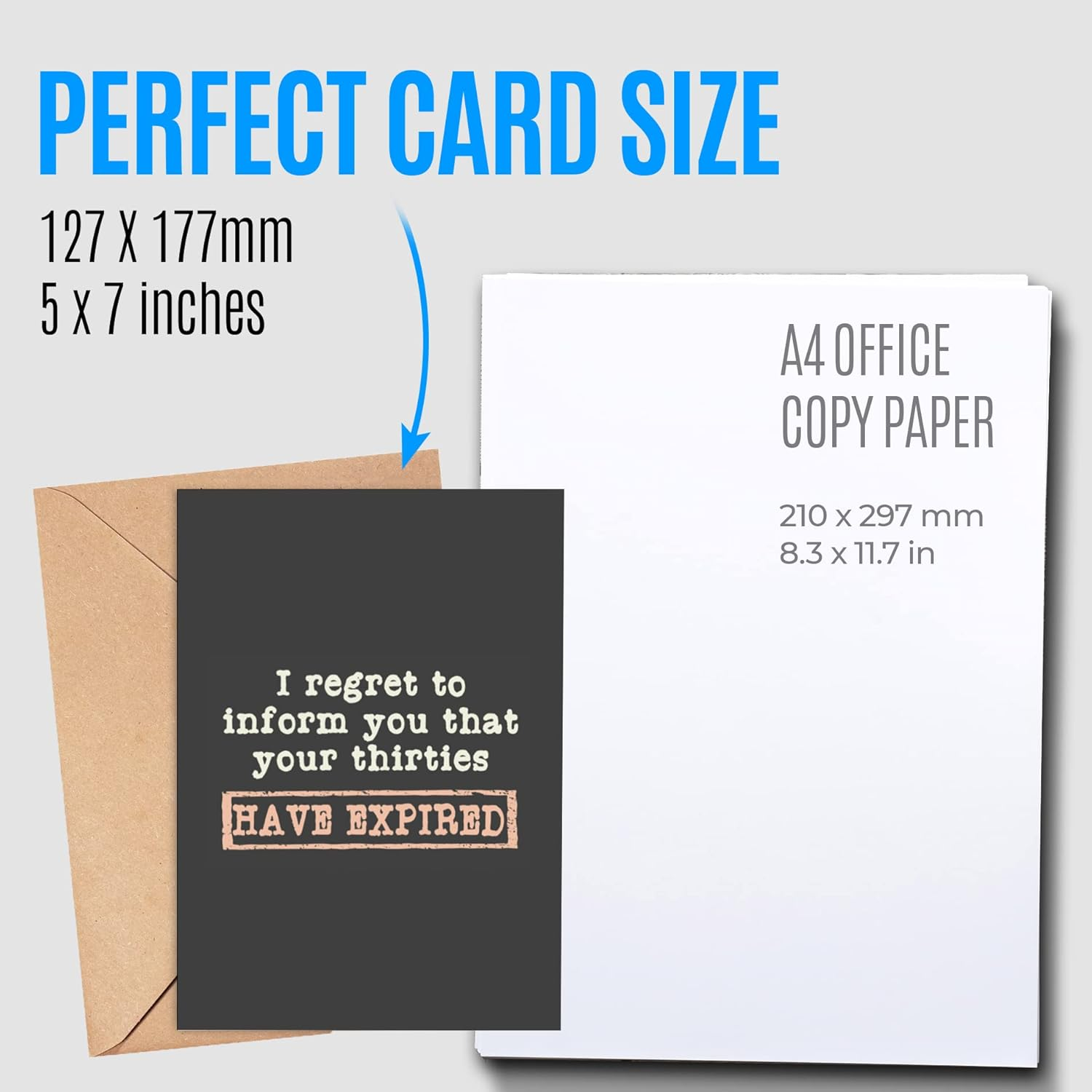 Funny 40Th Birthday Card for Men or Women with Envelope | Joke Card for Someone Who Is Turning 40 Years Old | Original and Unique Present Idea for Him or Her, Family, Friends or a Co-Worker.