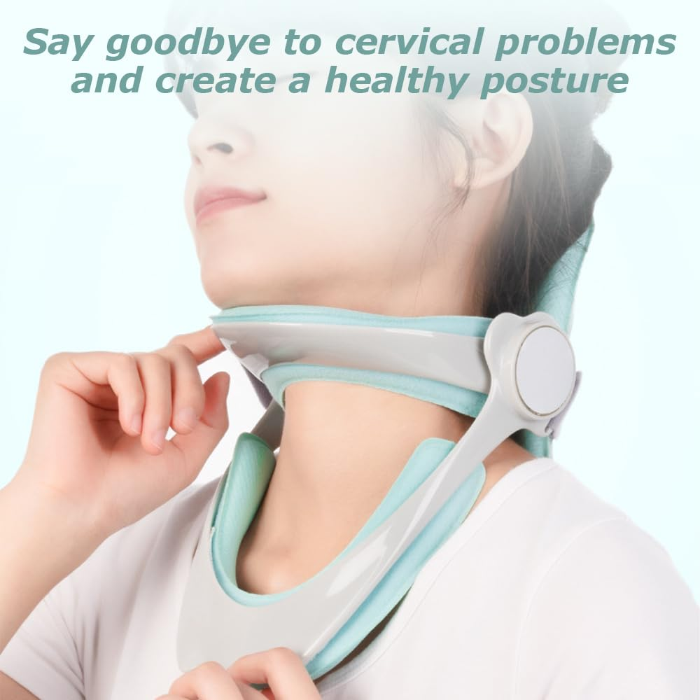 Adjustable Neck Brace,Corrector Brace,Neck Elevator, Forward Head Posture Correction,Neck Brace Posture,Posture Corrector,For Relieve Neck Pressure image number 5