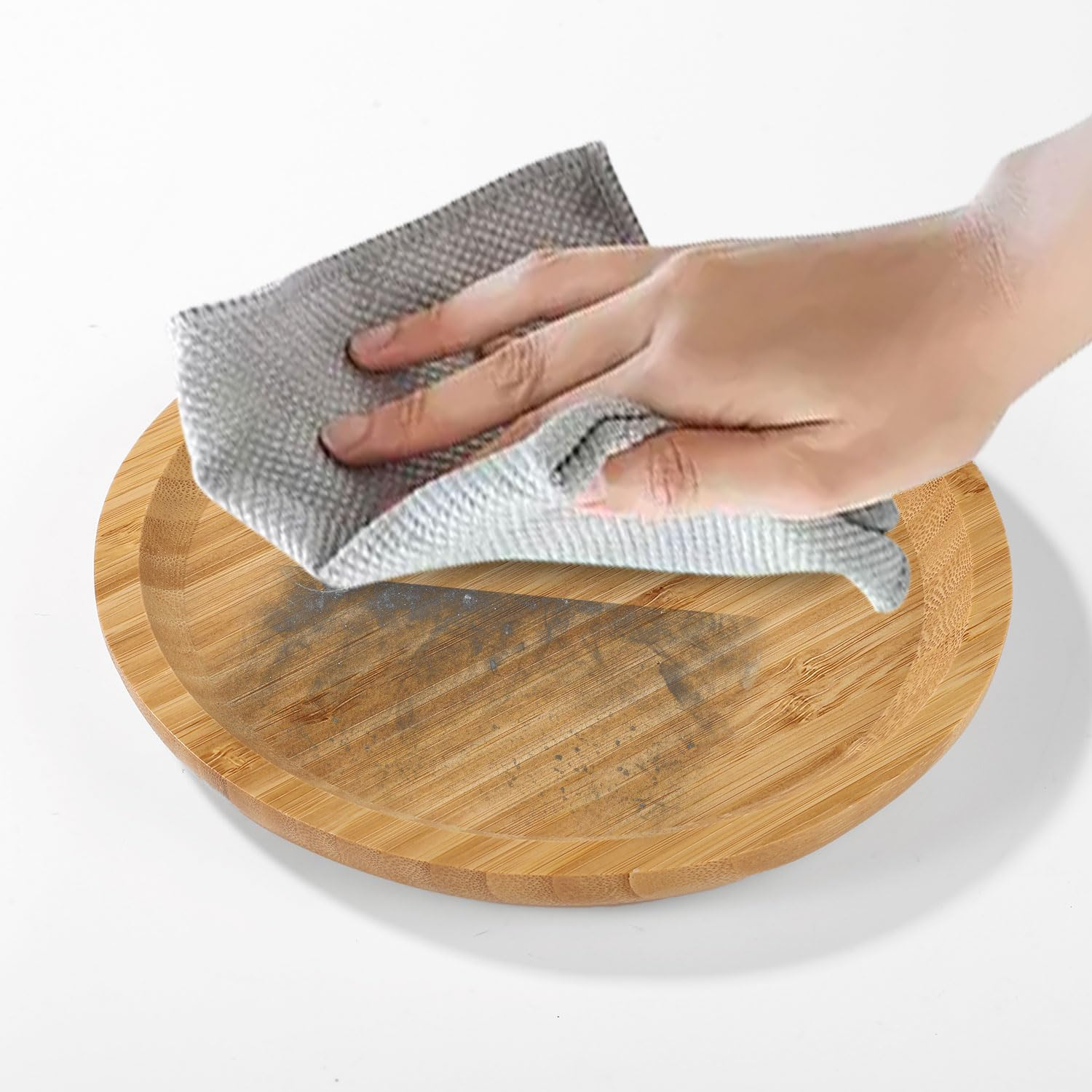 8In Tabletop Fire Pit Mat for Solo Stove Mesa & Mesa XL, round Wooden Heat Resistant Mat Table Protection Grill BBQ Mat Stove Accessories image number 2