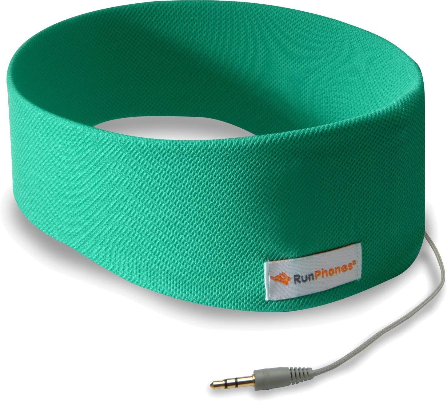 Runphones Classic Exercise Headphones | Ideal for All Workouts | Precise Sound, Slim Speakers in a Moisture-Wicking Headband |New Model 2017 (Vibrant Green, Large)