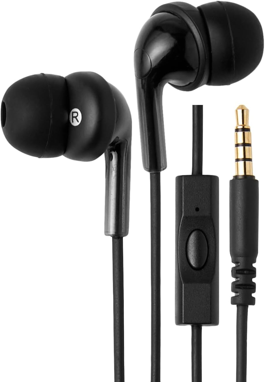 Amazonbasics In-Ear Headphones with Mic 2.5 X 1.4 X 1.7 Cms Black image number 5