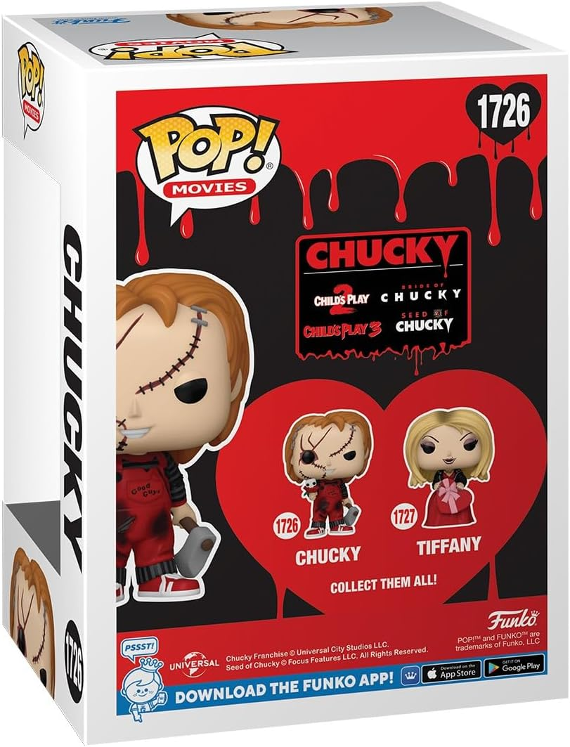 FUNKO POP! Movies: Chucky with Flower (Valentine) image number 5
