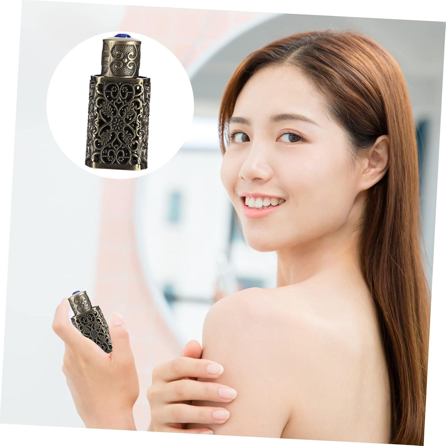 3Pcs Quality Metal Perfume Travel Atomizer Essential Oil Spray Bottle Oil Sprayer Perfume Decanting Compact Bottle image number 1