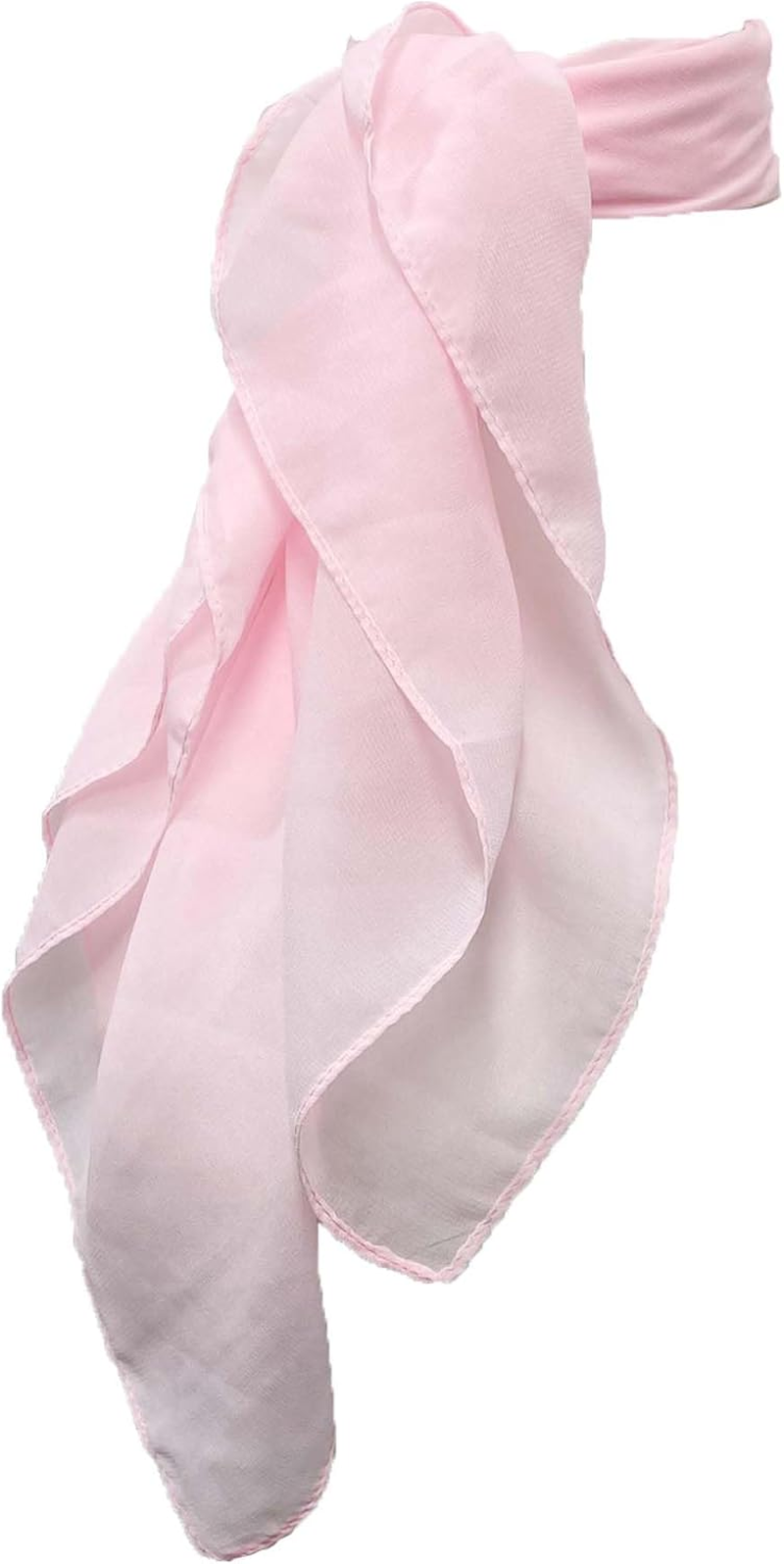 1950S Chiffon Scarf, Vintage Ascot, Retro Hair Tie for Women and Children