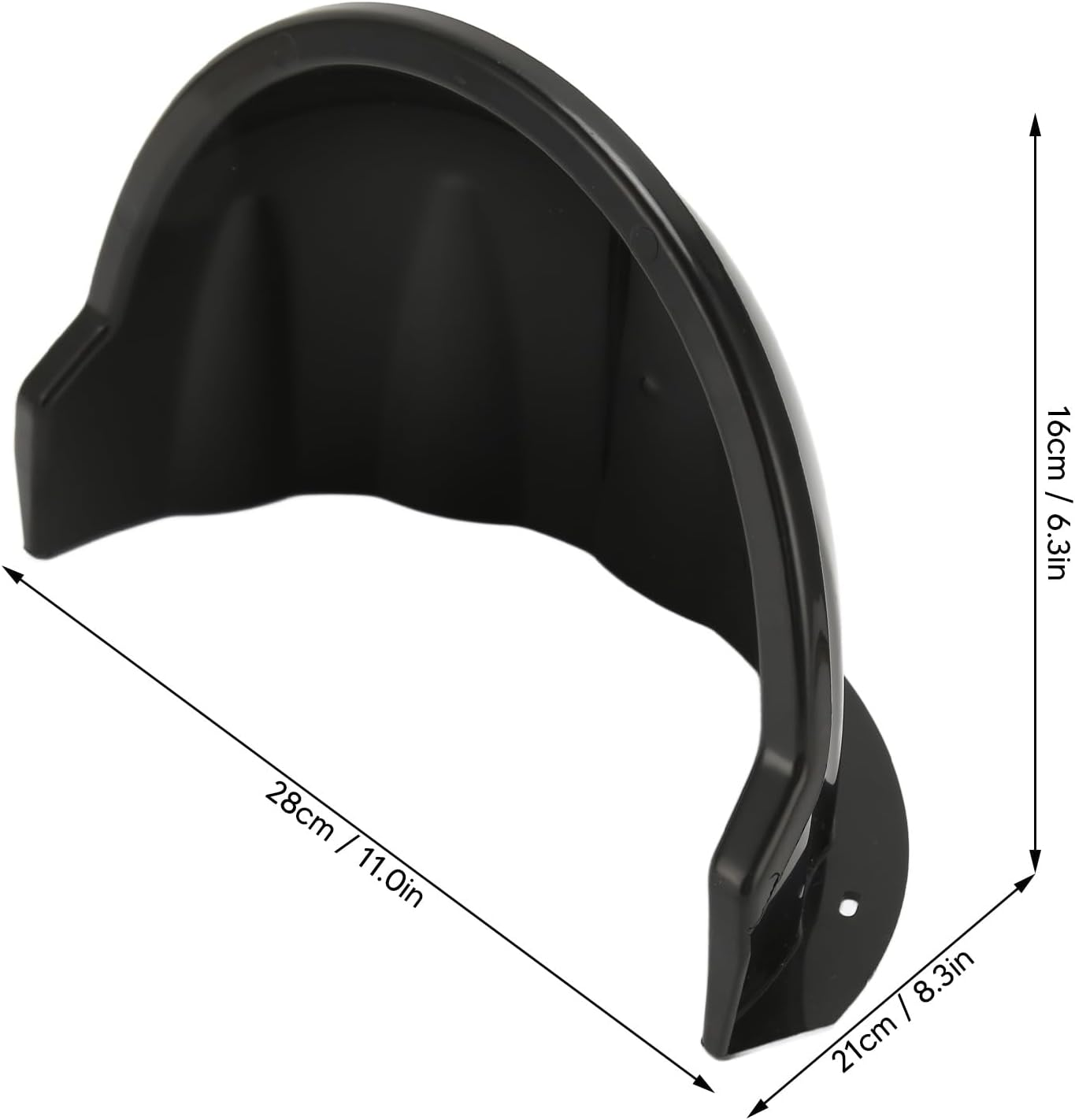 Security Camera Cover Shield, Outdoor Camera Cover Shield Sturdy Hemispherical Unnoticeable for Outdoor (Black)